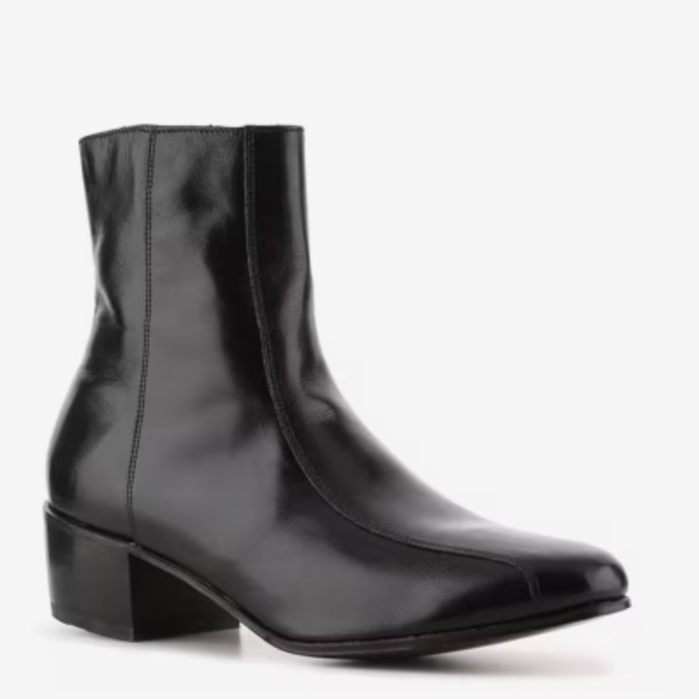 Florsheim Duke Bicycle Toe Black Leather Ankle Boots size 7 1/2 mens - Picture 4 of 13